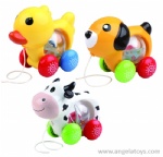 Pull Line Duck, Dog, and Cow - 1 pcs