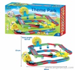 Cartoon Battery-operated Track Car with light and music - 1 pcs B/O car