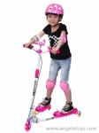 Worm Scooter-green, blue and pink 3 colors