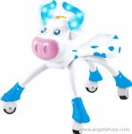 Cow Car with Light and Music, and Storry Teller - Blue and Rose Red 2 colors