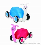 Cartoon Turtle Baby Walker - red and blue 2 colors
